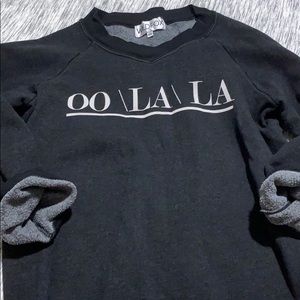 Wildfox ‘OO\LA\LA’ Black sweatshirt